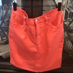 Venus Coral Mini Skirt